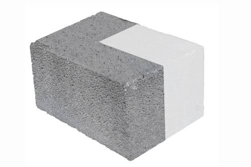 Fundamentsblokke: Isoleret hjørneblok Fundamentsblokke: Isoleret hjørneblok